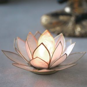 Lotus candle holder/ decoration